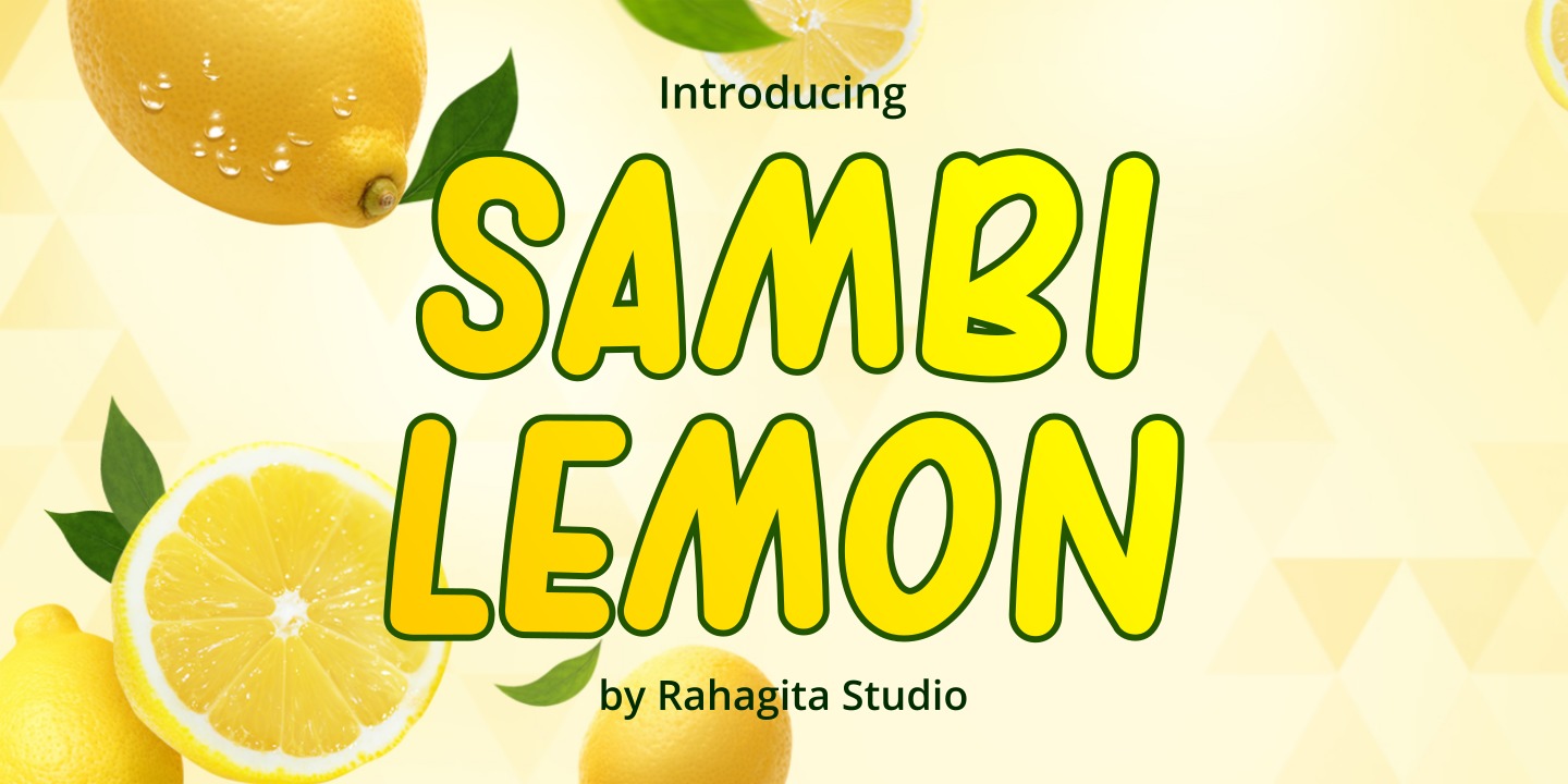 Ejemplo de fuente Sambi Lemon #1